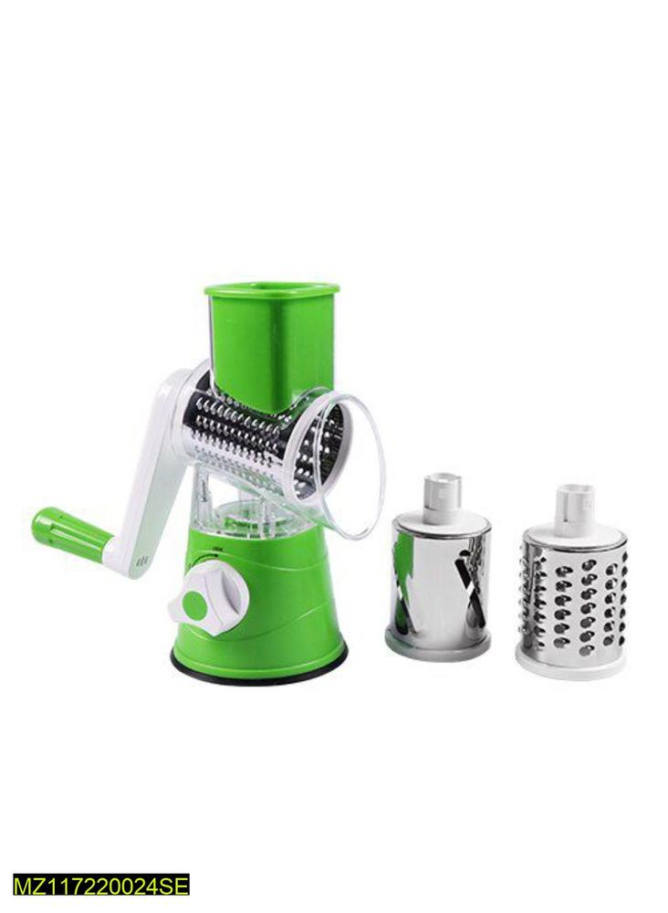 Green Manual Vegetable Grater with 2 Straps
