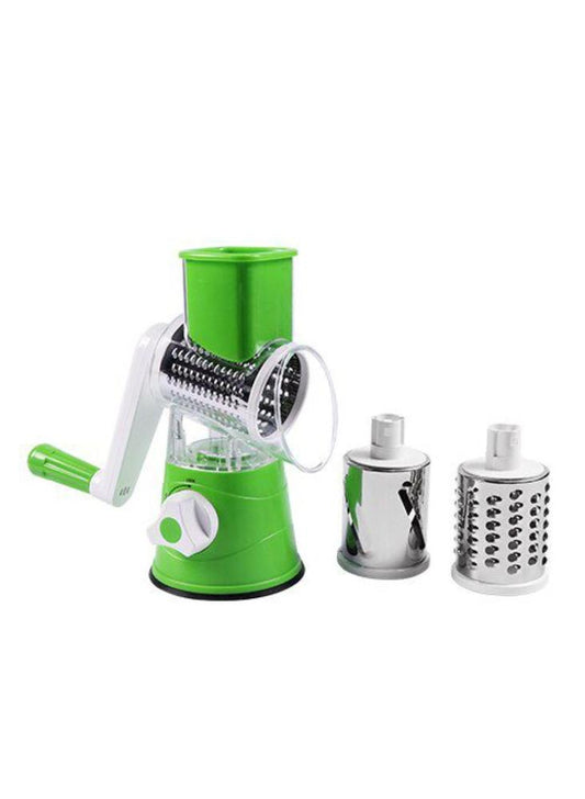 Green Manual Vegetable Grater with 2 Straps