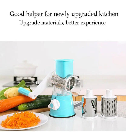 Green Manual Vegetable Grater with 2 Straps