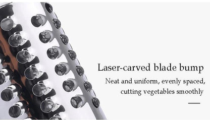 Green Manual Vegetable Grater with 2 Straps