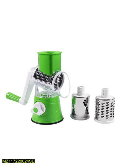 Green Manual Vegetable Grater with 2 Straps