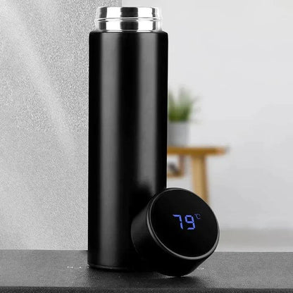 Digital Temperature Water Bottle 500ml Stainless Steel Multi Color